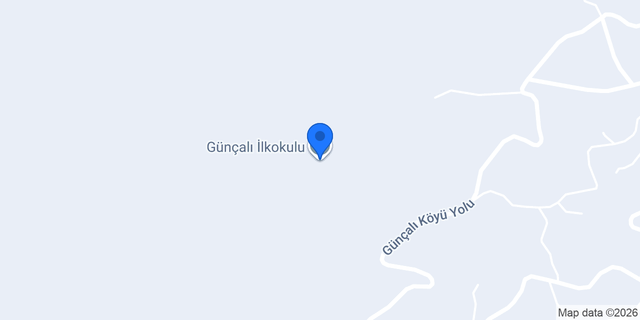 Günçalı İlkokulu konumu