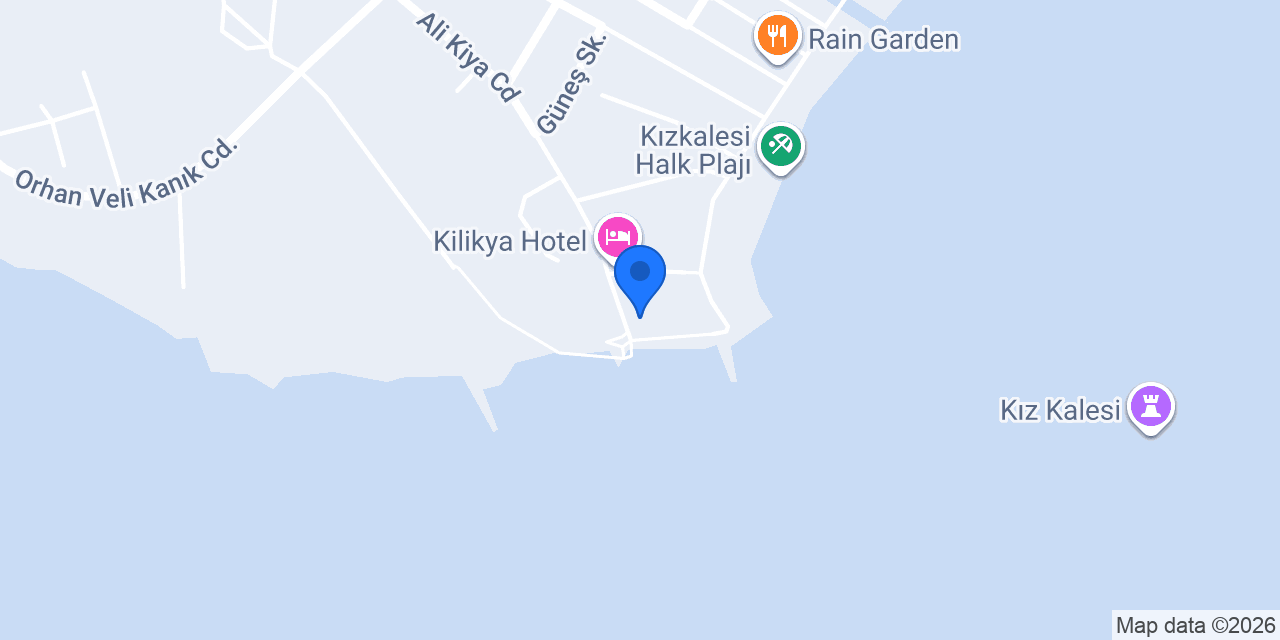 Kızkalesi Marin Emlak konumu
