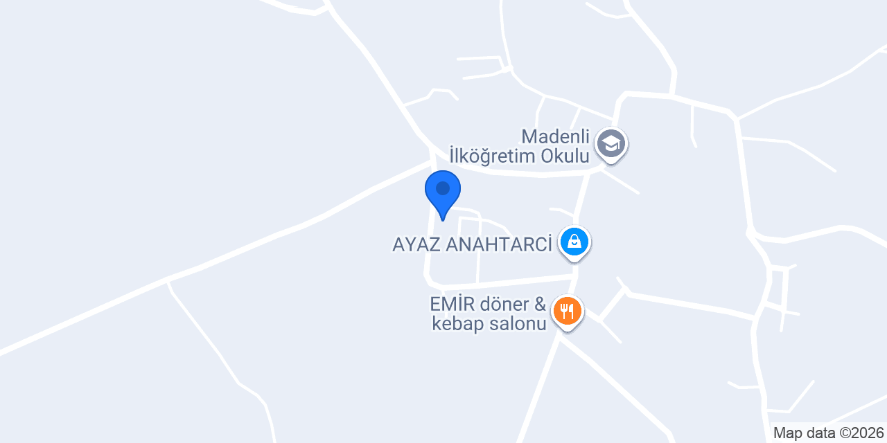 Özhan Yapıcı inşaat ve yapı malzemeleri konumu