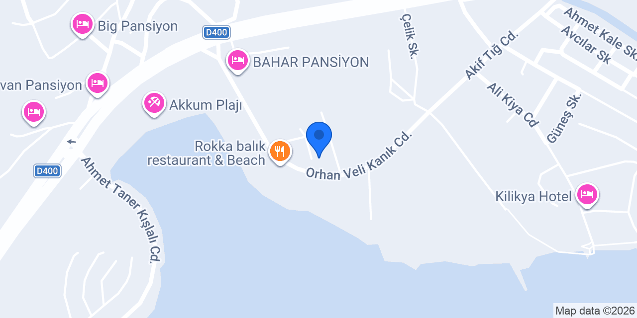 Atlas butik otel konumu