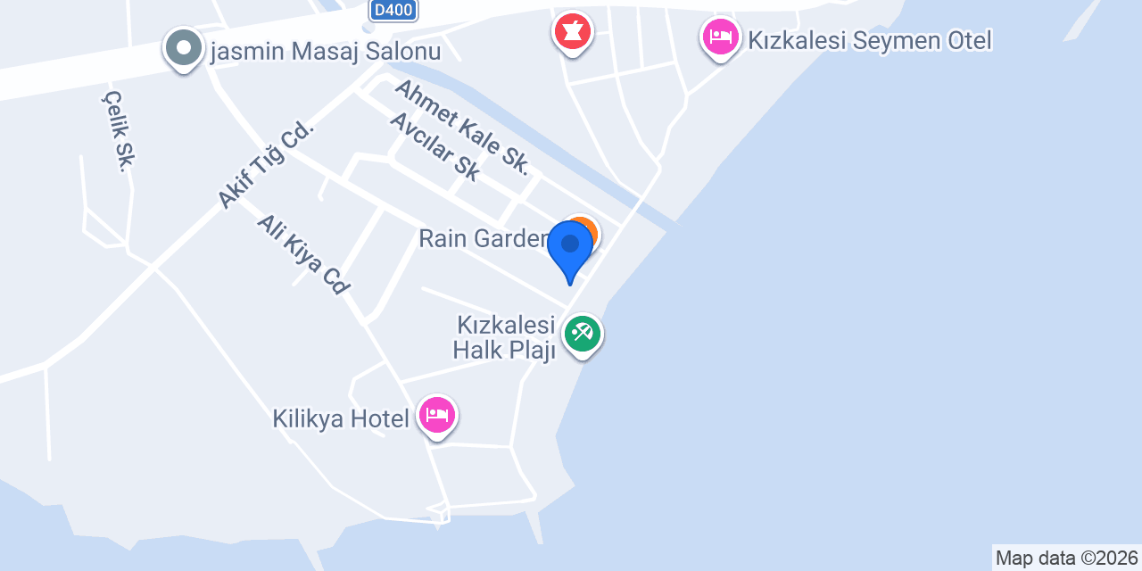 Hotel Angel Beach konumu