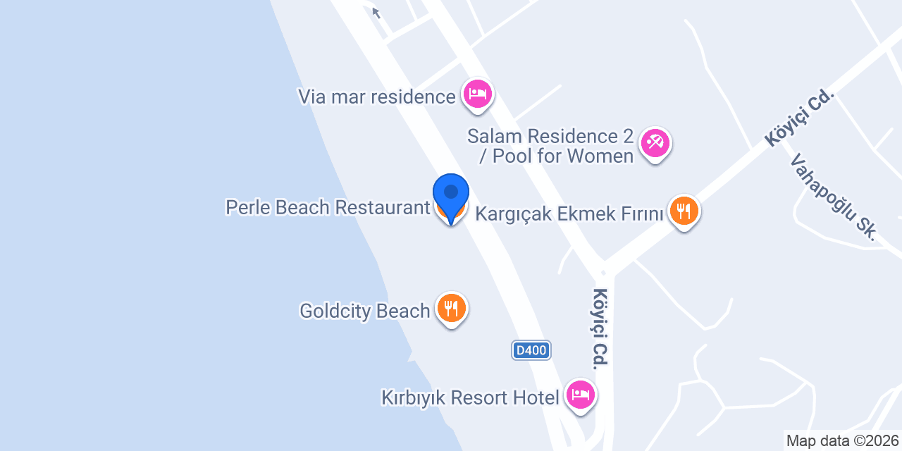 Perle Beach Restaurant konumu