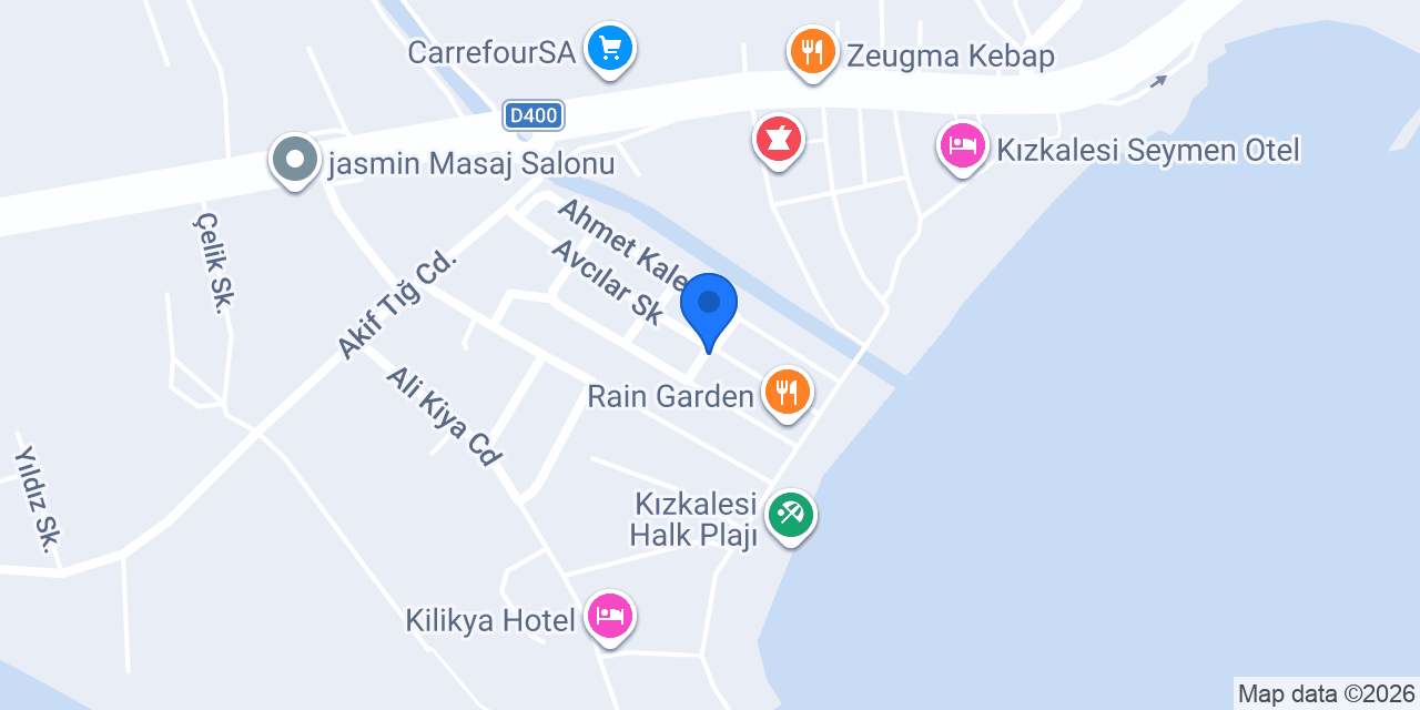 Korykos Hotel konumu