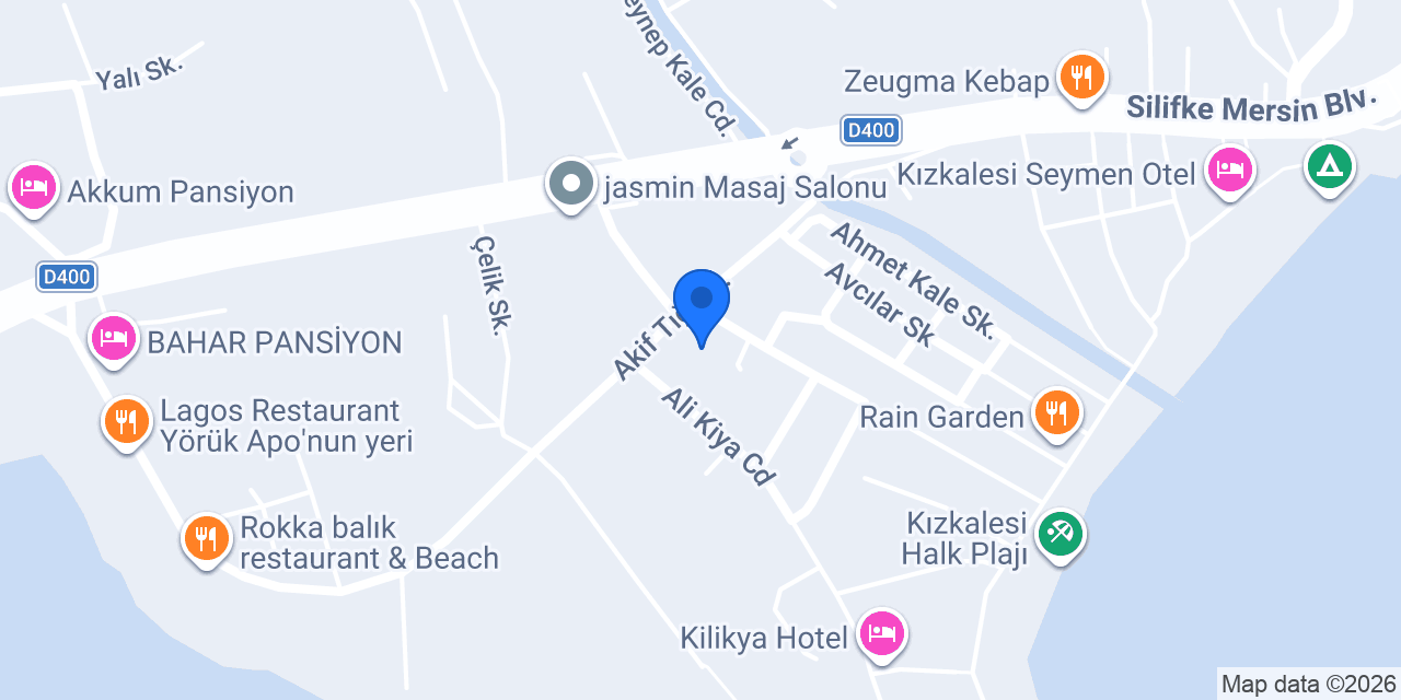 Hotel Mersin Şavk konumu