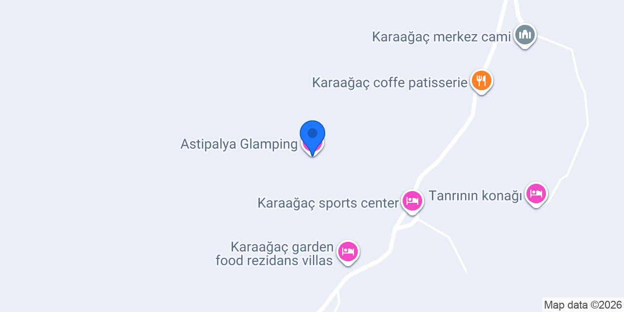 Astipalya Glamping konumu