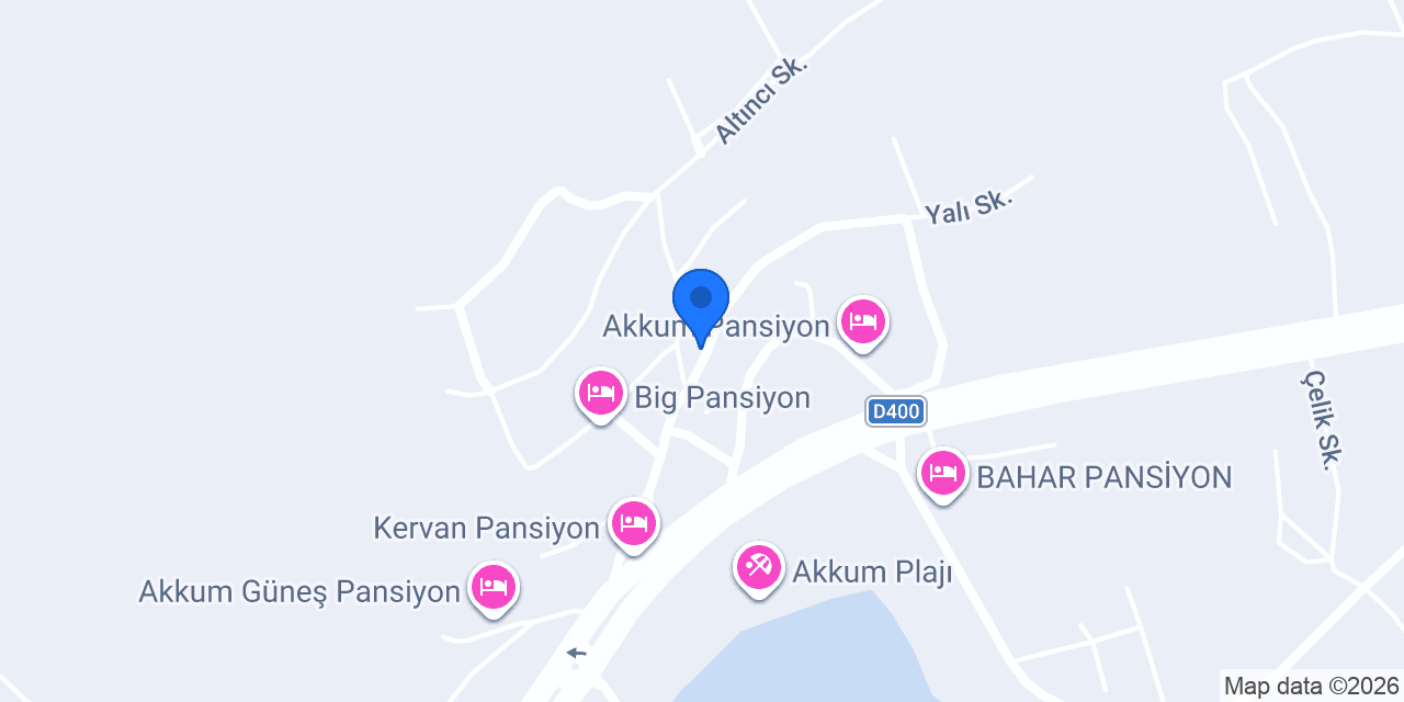 Karagöz Pansiyon - Apart konumu