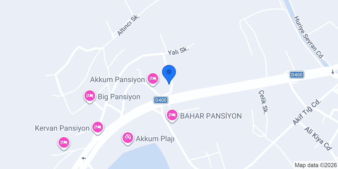 Everest Pansiyon konumu