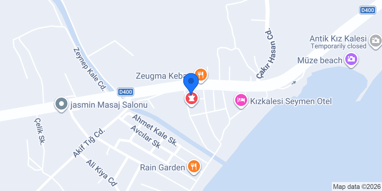 Güngör Motel konumu