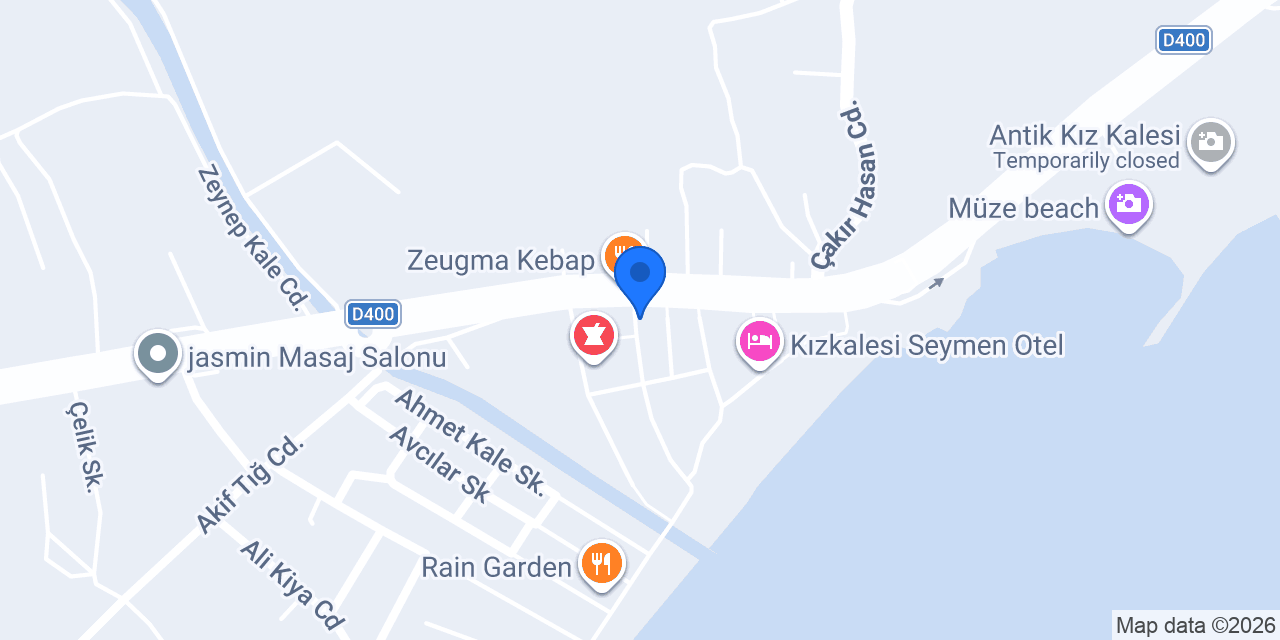 Kızkalesi Sahil Motel konumu