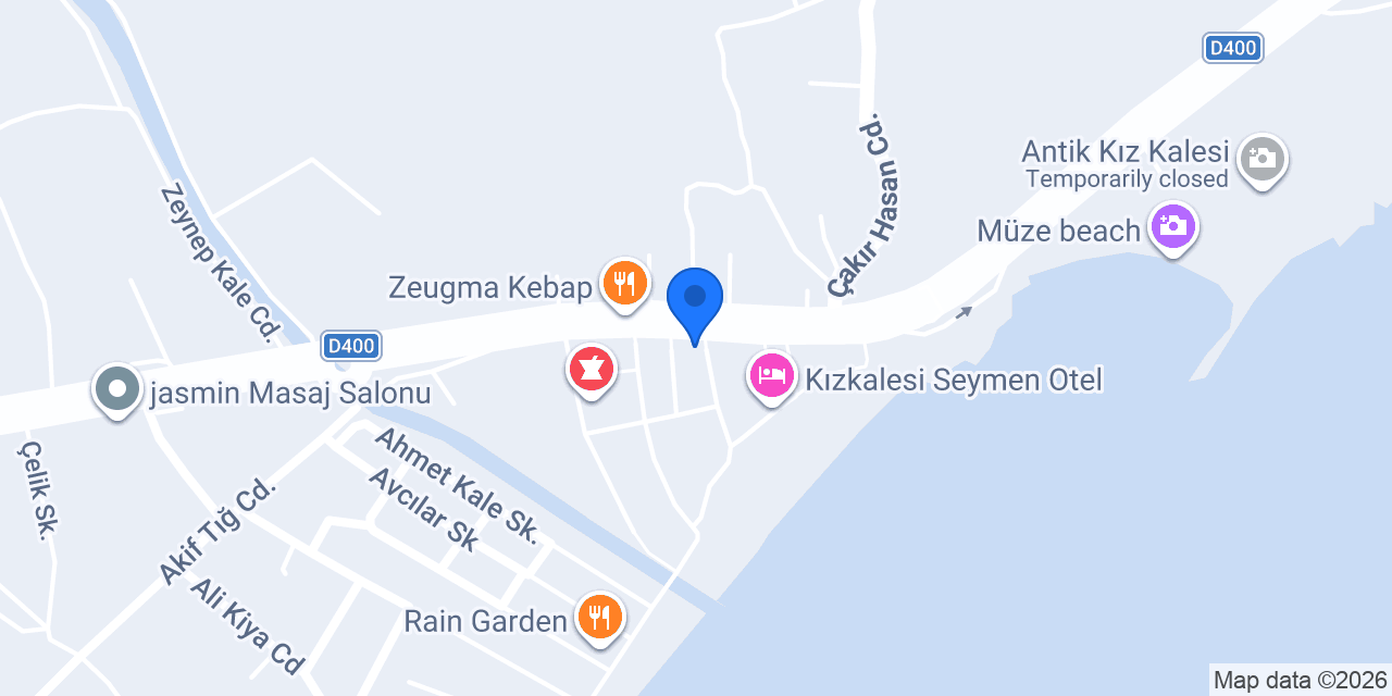 Kız Kalesi Köşem Apart & Otel konumu