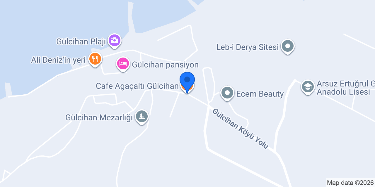 Cafe Agaçaltı Gülcihan konumu