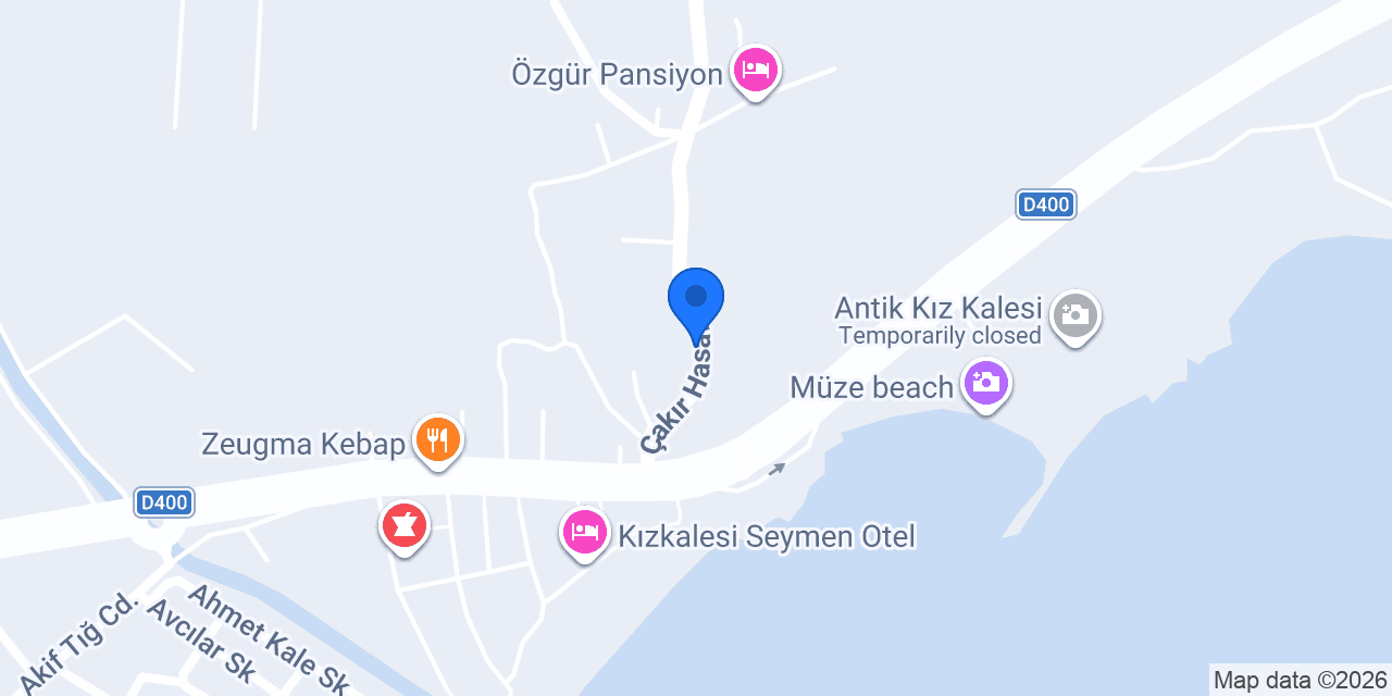 Bulut Pansiyon konumu