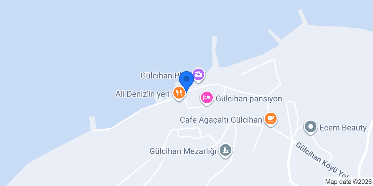 Yeni Palmiye Pansiyon konumu