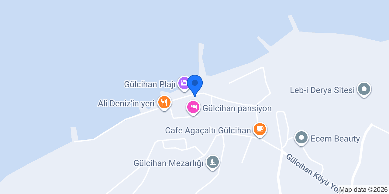 Denizkızı Pansiyon konumu