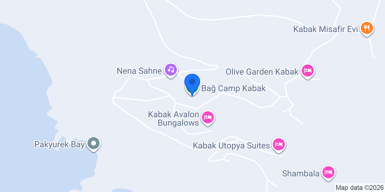 Bağ Camp Kabak konumu