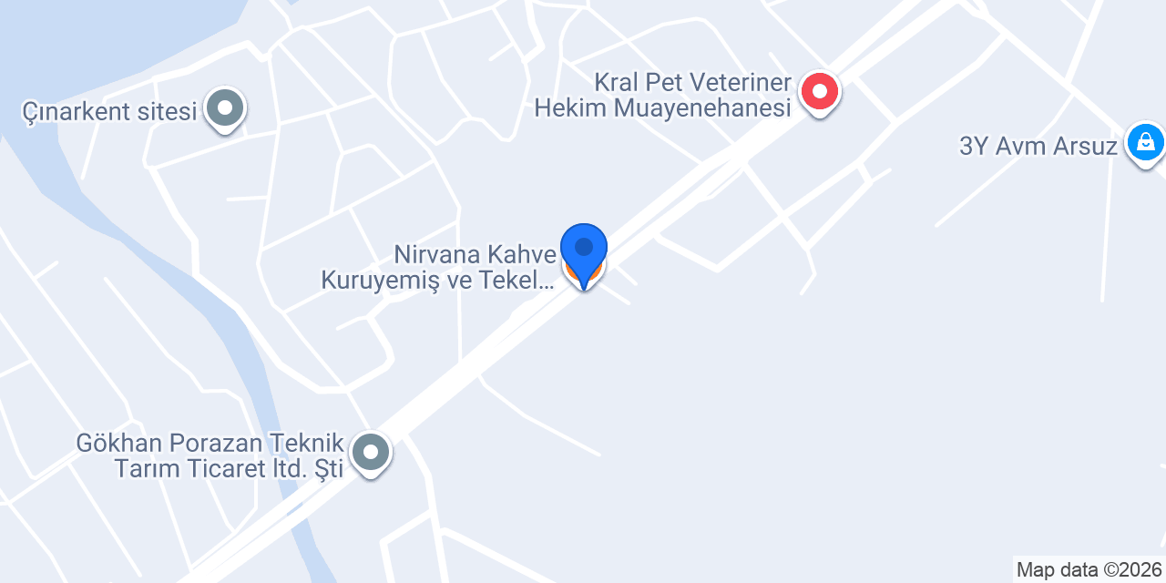 Nirvana Kahve Kuruyemiş ve Tekel Bayii konumu