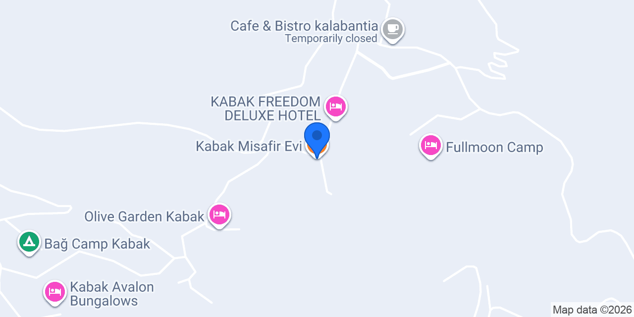 Kabak Misafir Evi konumu