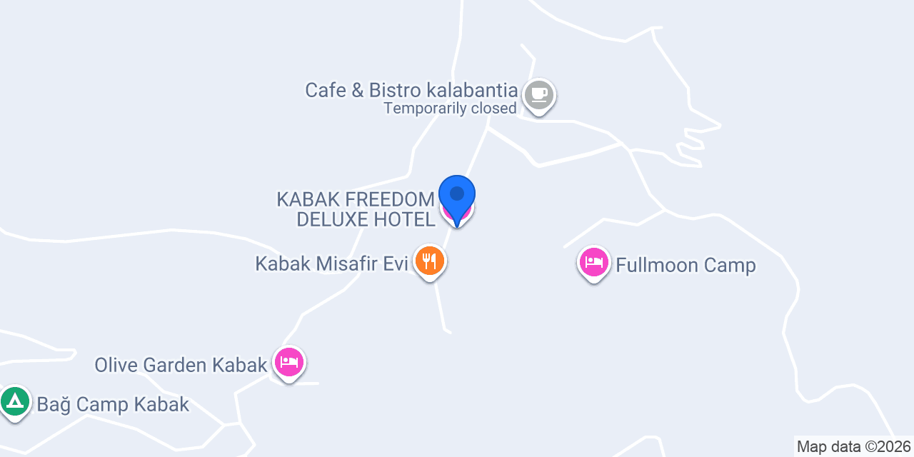 KABAK FREEDOM DELUXE HOTEL konumu