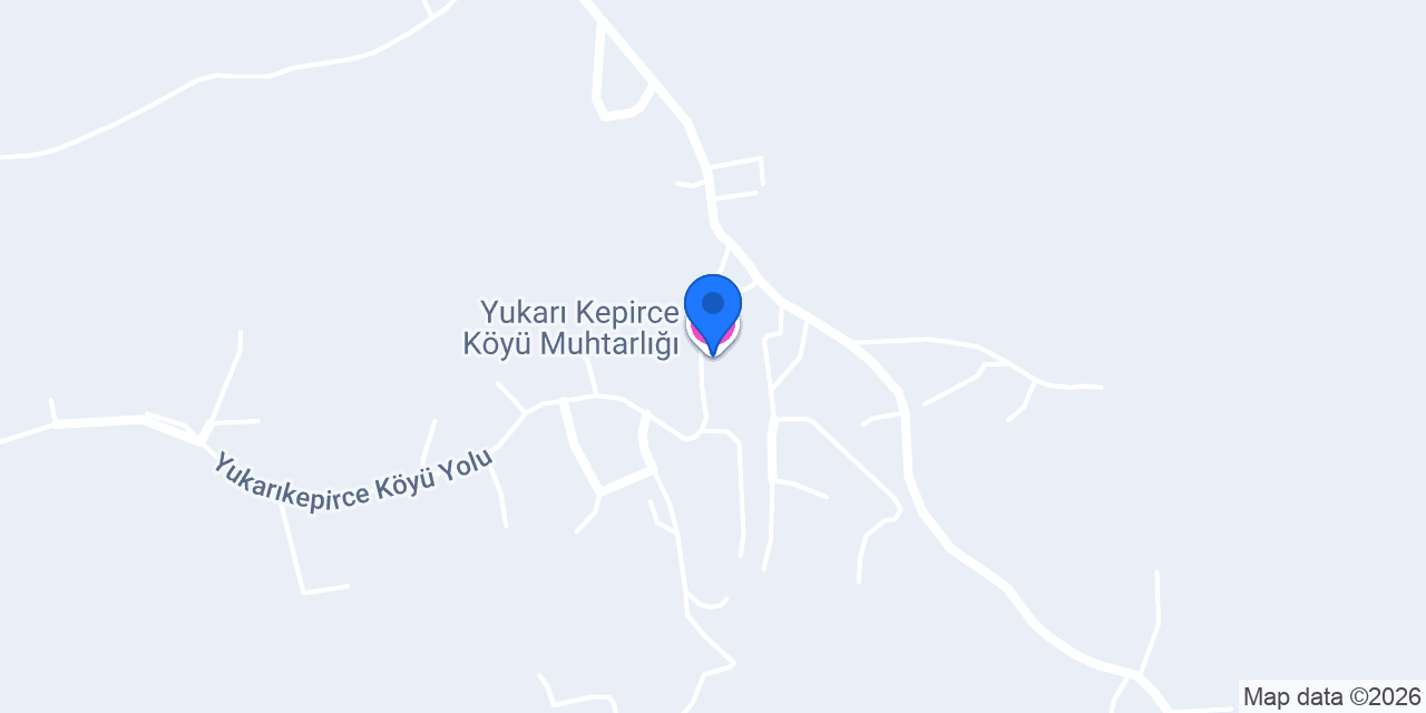 Yukarı Kepirce Köyü Muhtarlığı konumu