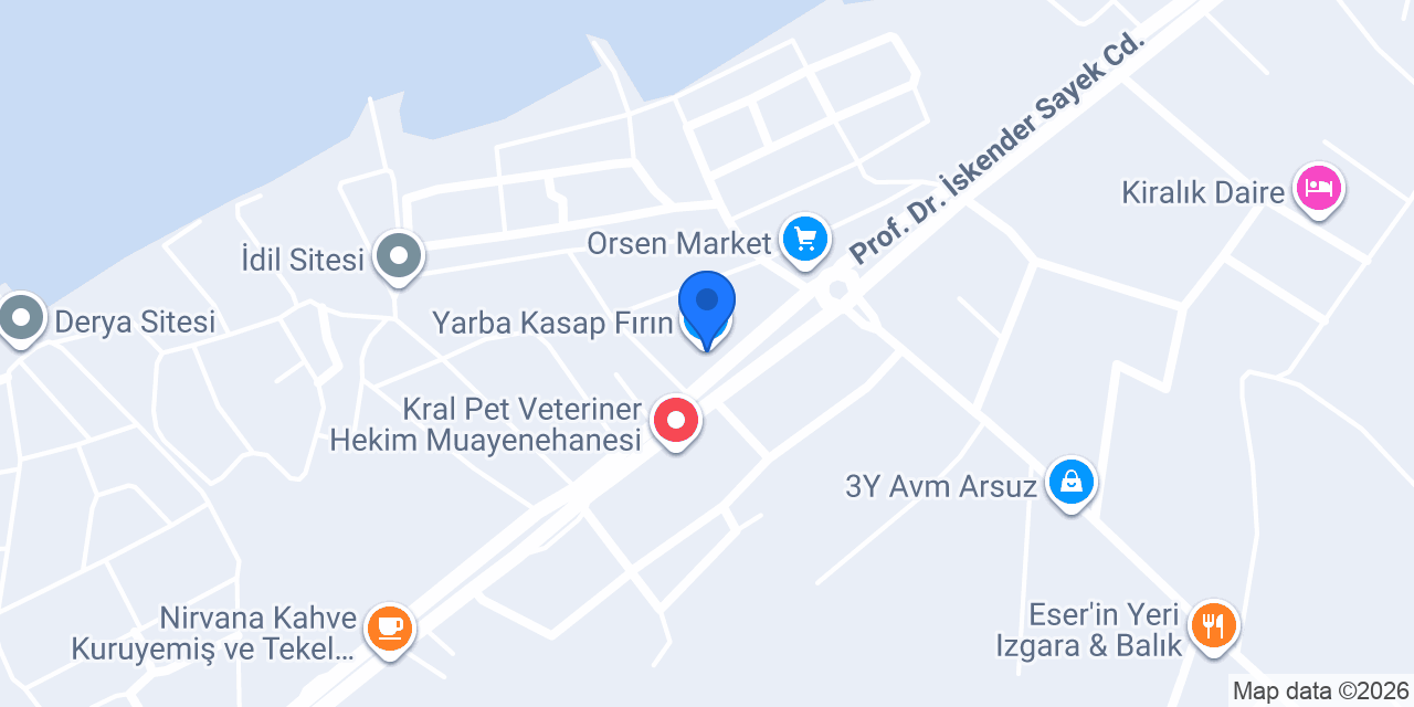 Yarba Kasap Fırın konumu