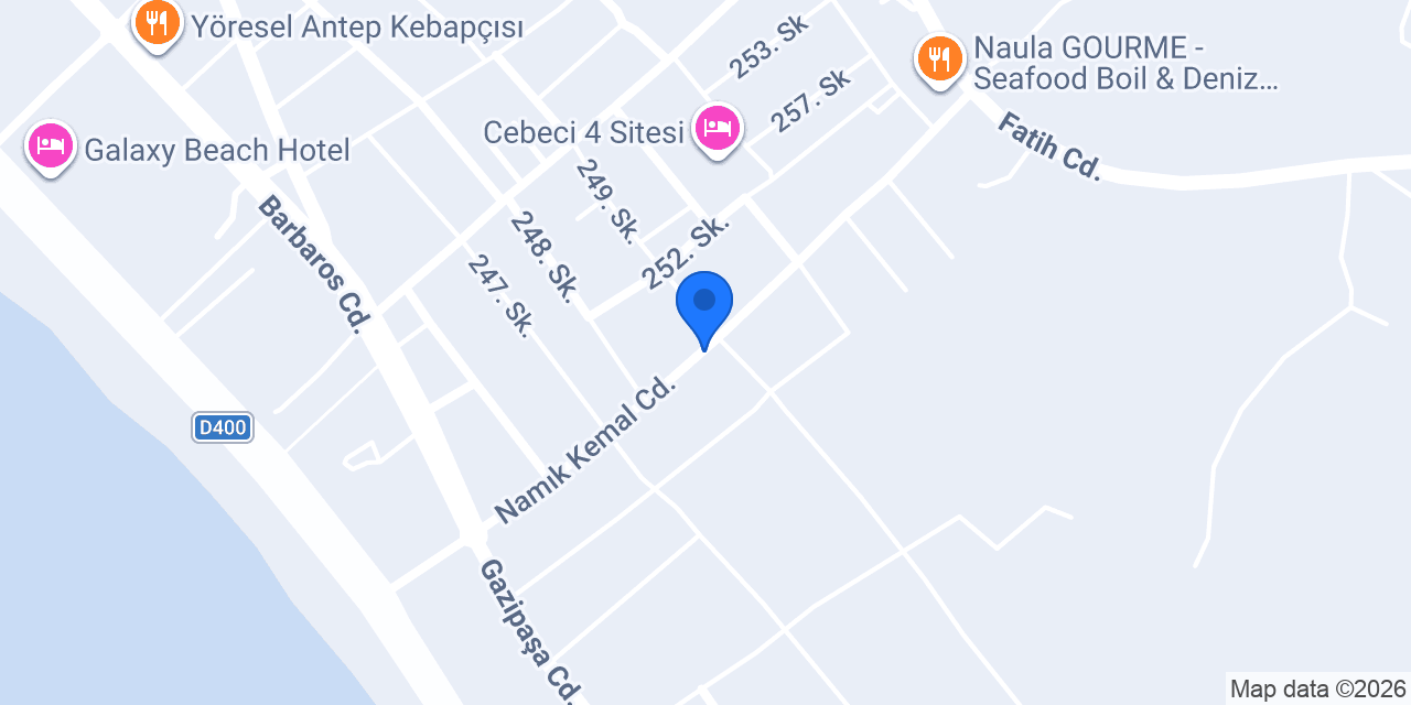 Öztur Rent a Car konumu