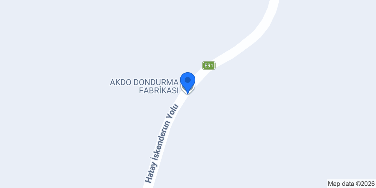 AKDO DONDURMA FABRİKASI konumu