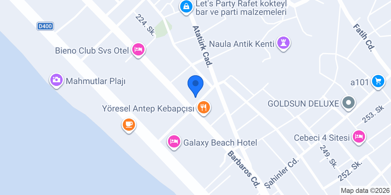 Akdeniz Restaurant konumu