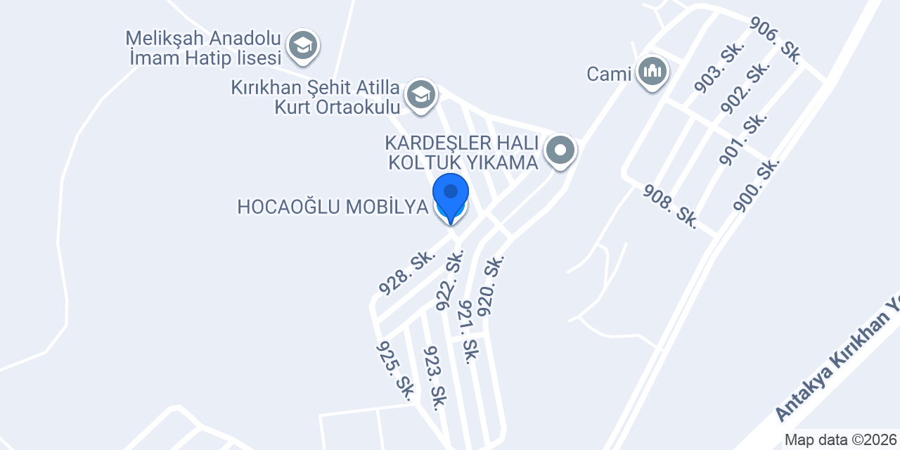 HOCAOĞLU MOBİLYA konumu