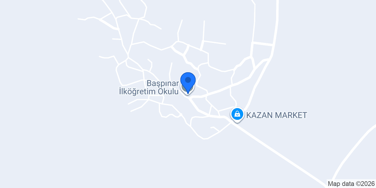 Başpınar İlköğretim Okulu konumu