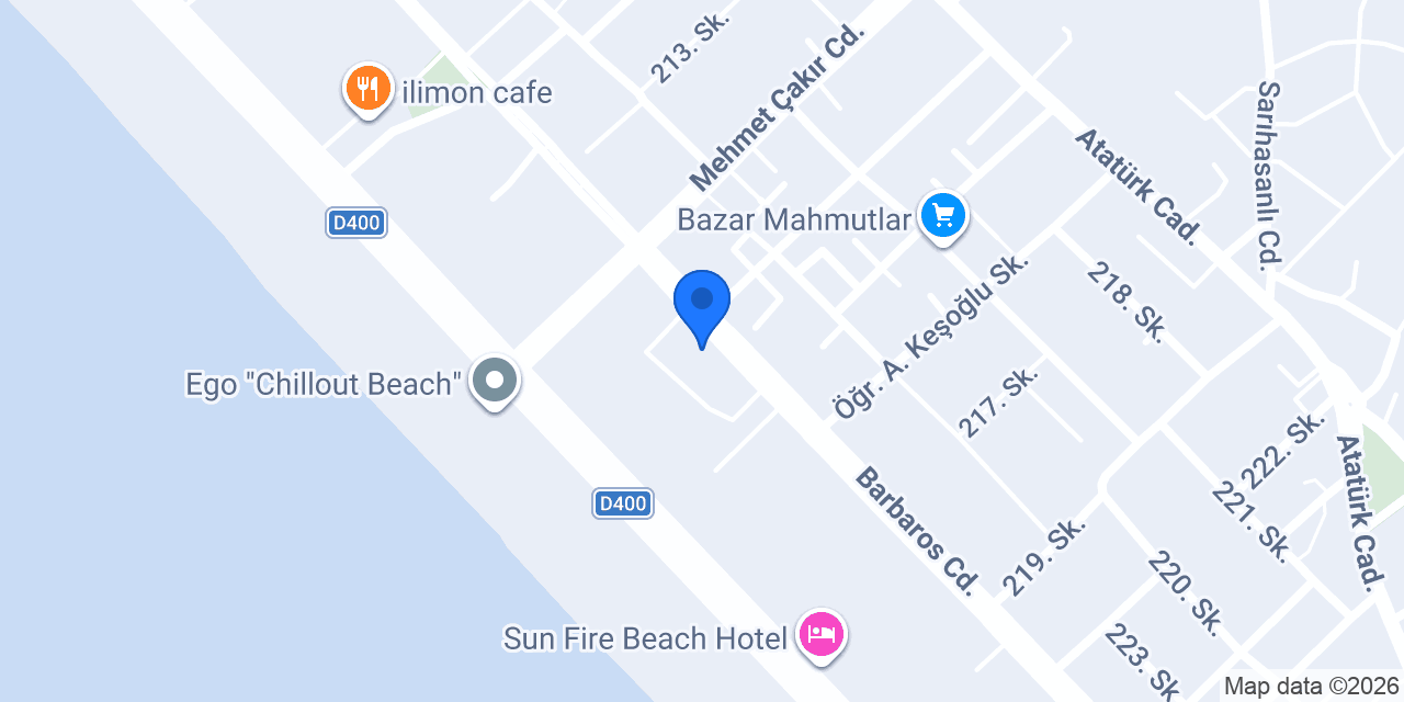 Summer outlet Mahmutlar konumu