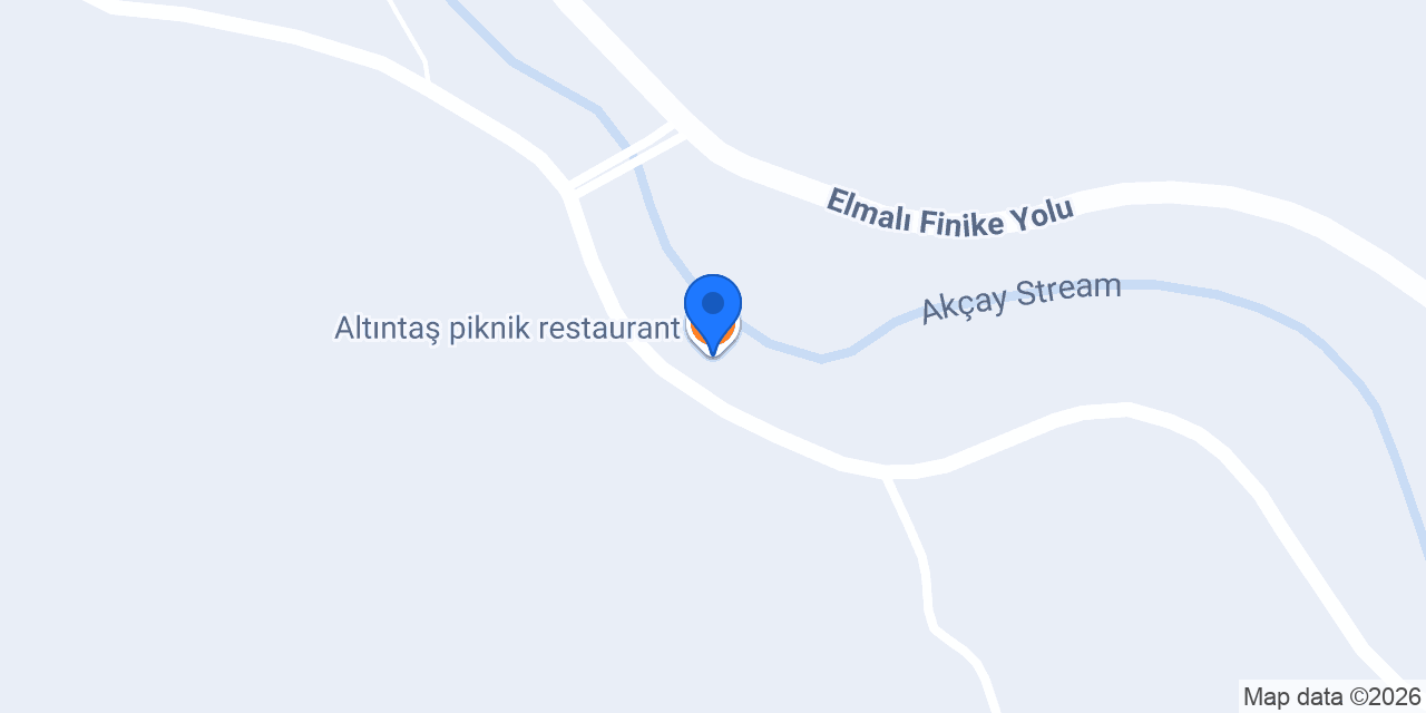 Altıntaş piknik restaurant konumu