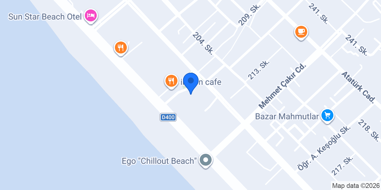 Viva Beach Hotel konumu