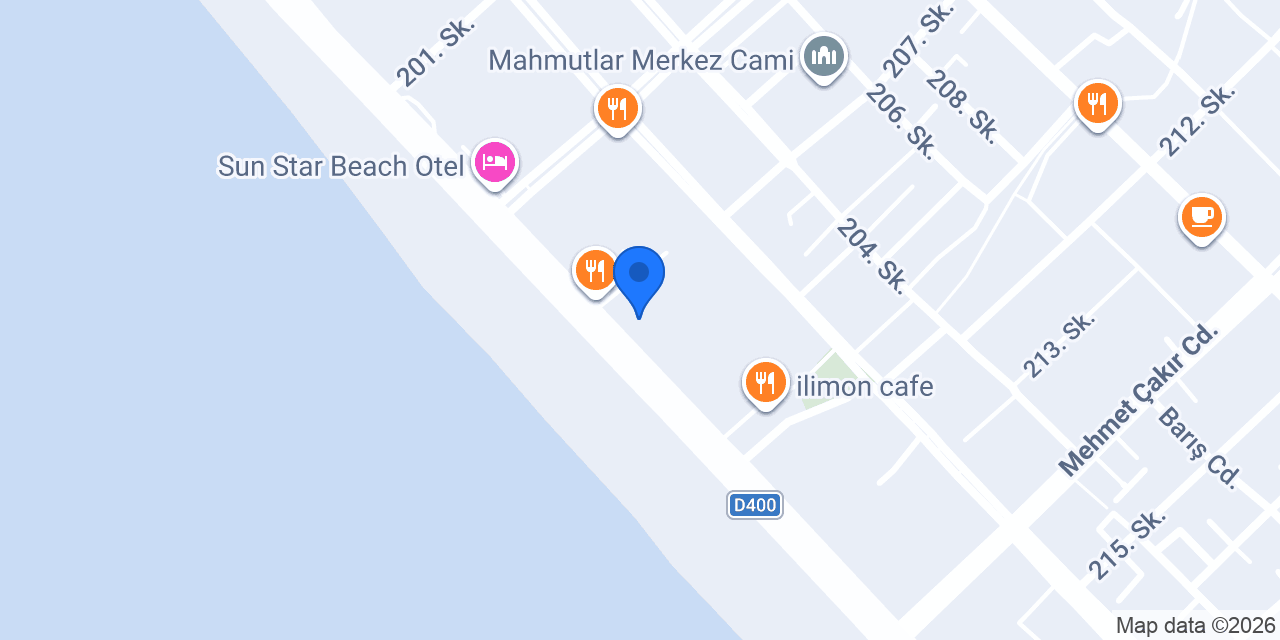 Gece Dönercisi Mahmutlar konumu