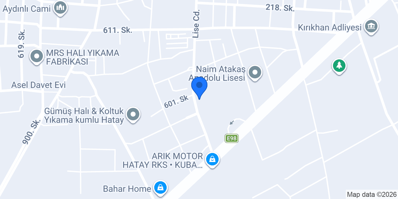 Şok Market konumu