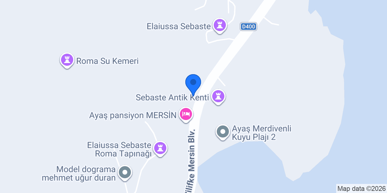 Naz Pansiyon konumu