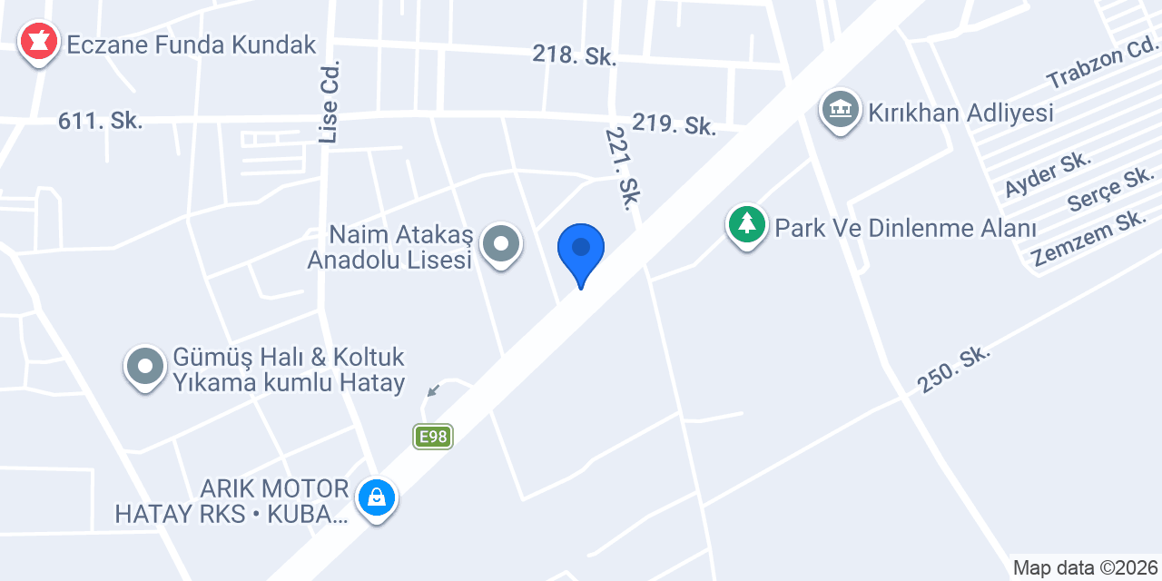 Gürcüler oto lastik konumu
