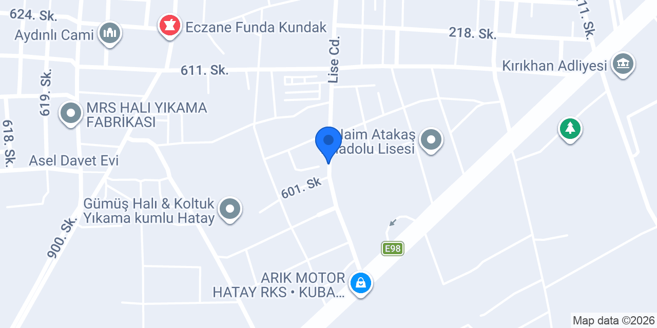 Yonka Halı Yıkama konumu