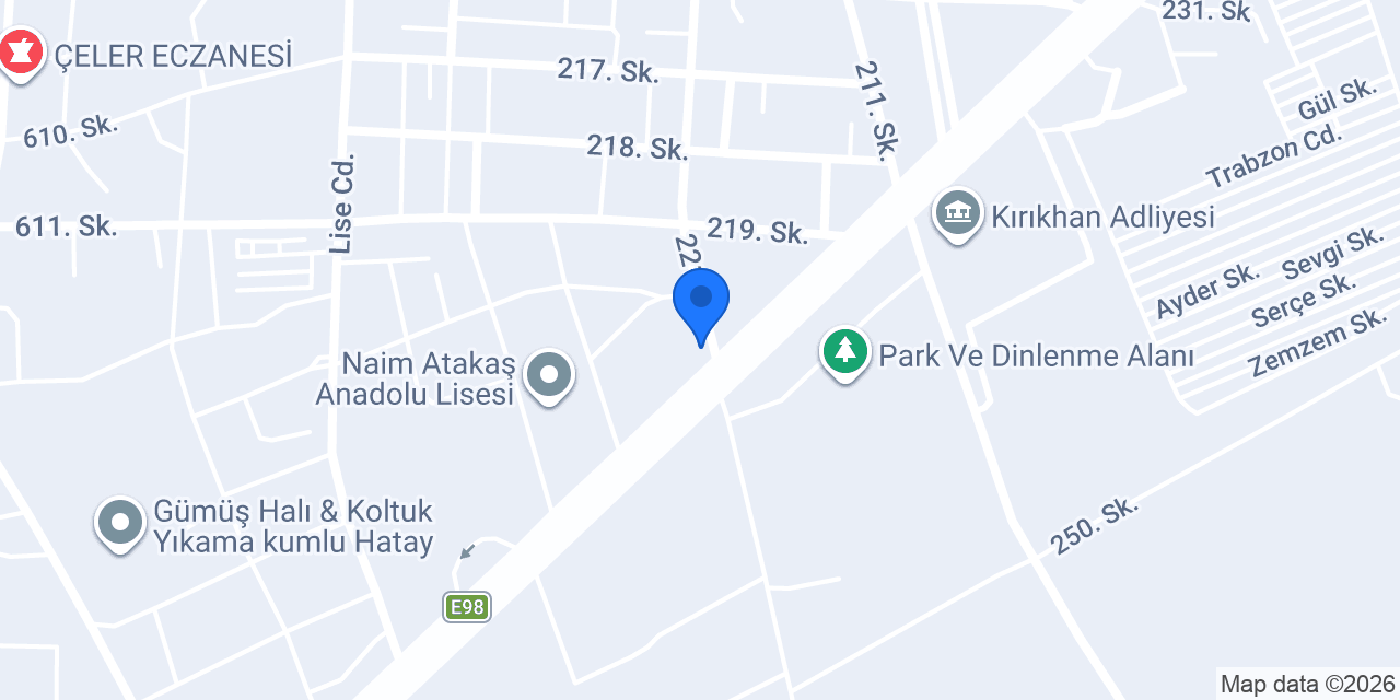 Amik Gölü SRC Kursu Kırıkhan konumu