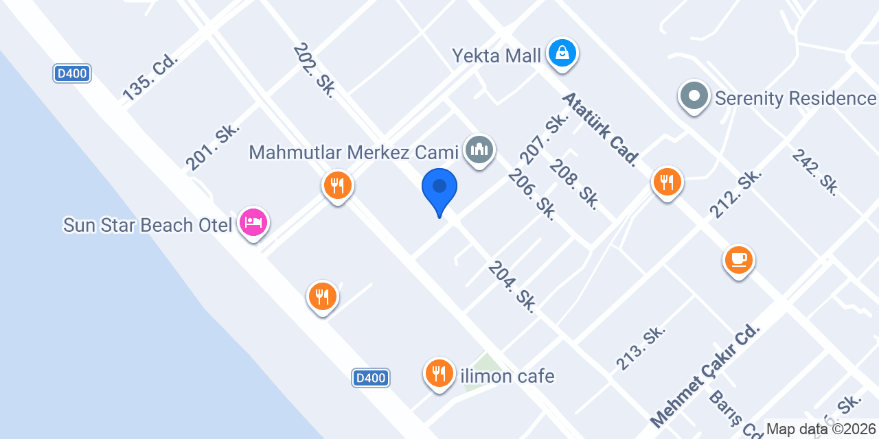 Uygur Turk Restoran konumu