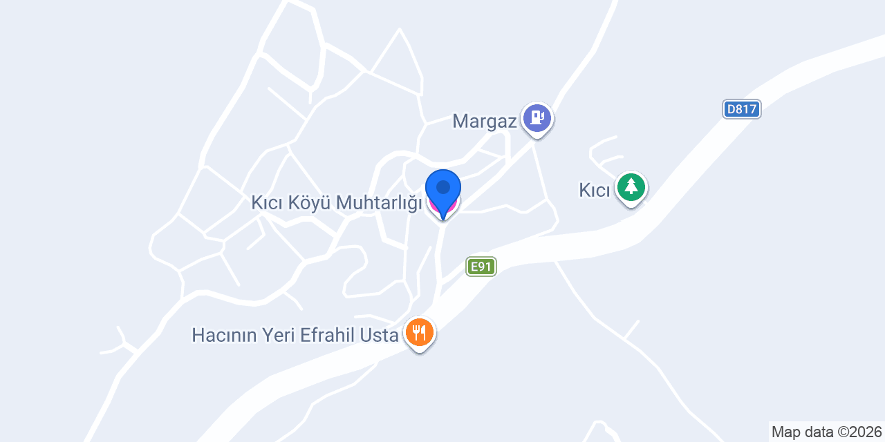 Kıcı Köyü Muhtarlığı konumu
