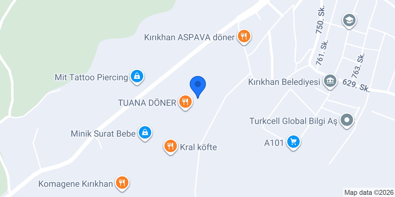 Terzioğlu Kuyumculuk konumu