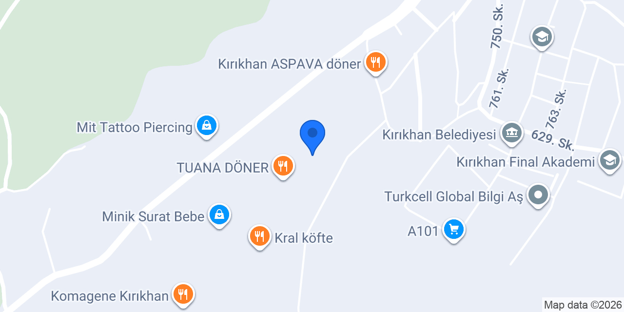 PALMERA BUTİK konumu