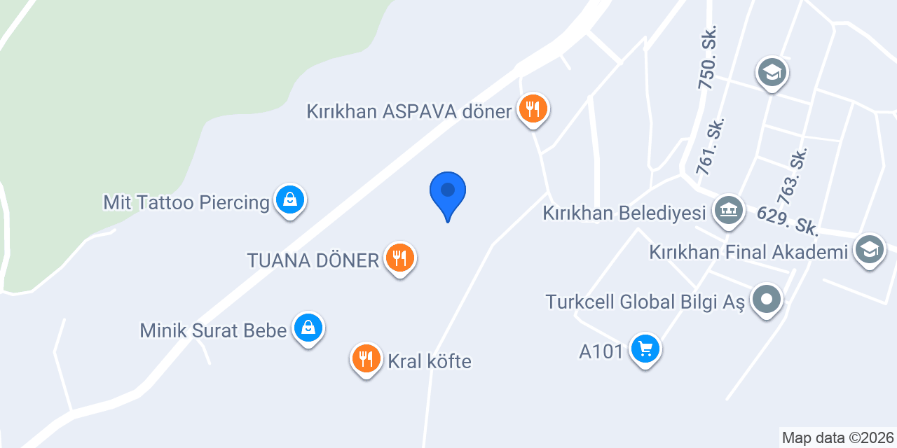 Kırıkhan Sakura Florist Çiçekçilik konumu