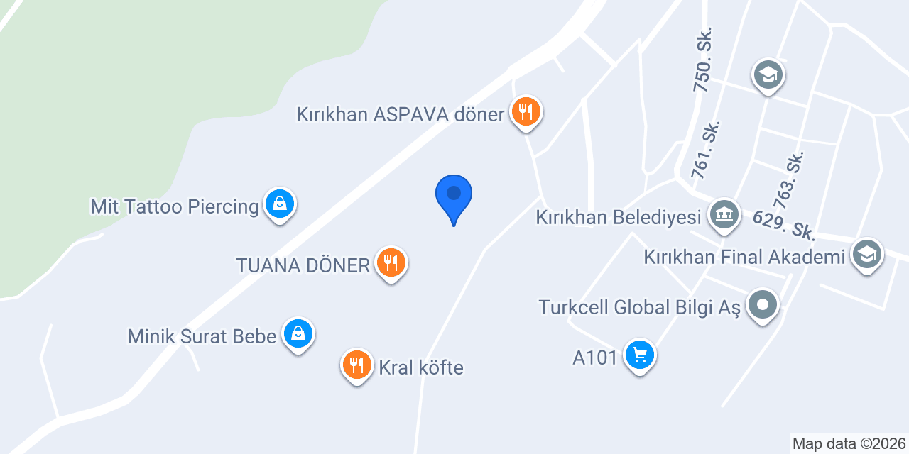 UÇAK EŞARP VE ŞAL konumu