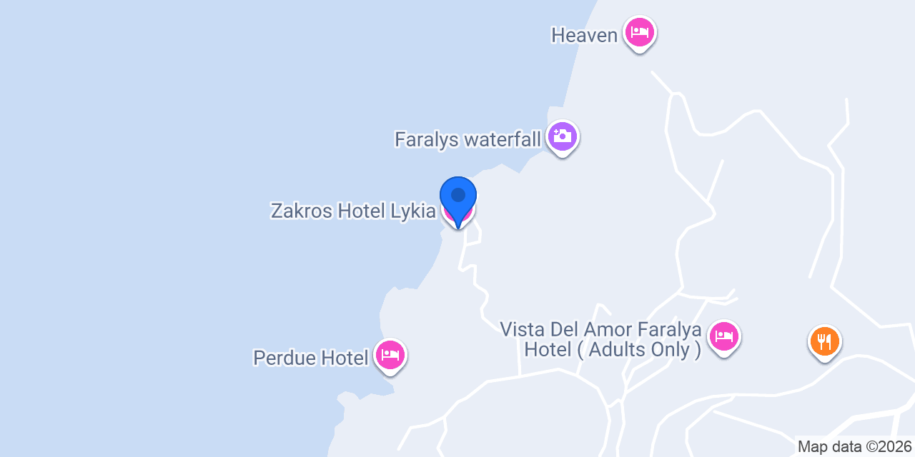 Zakros Hotel Lykia konumu