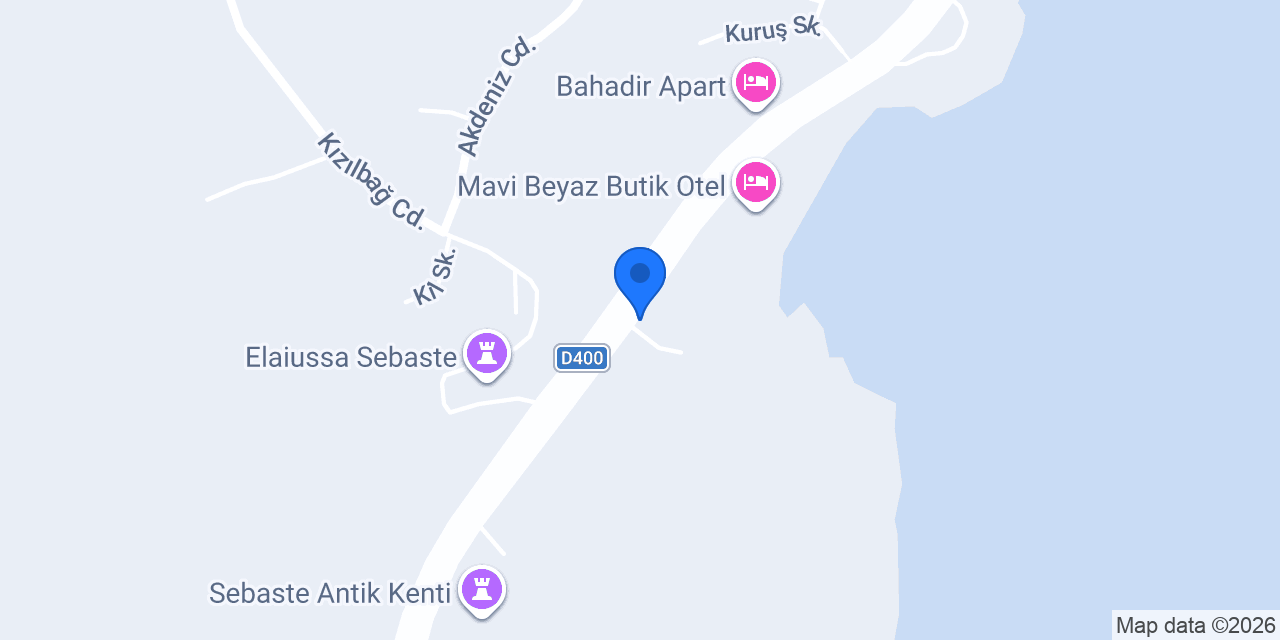 Star Apart Pansiyon konumu
