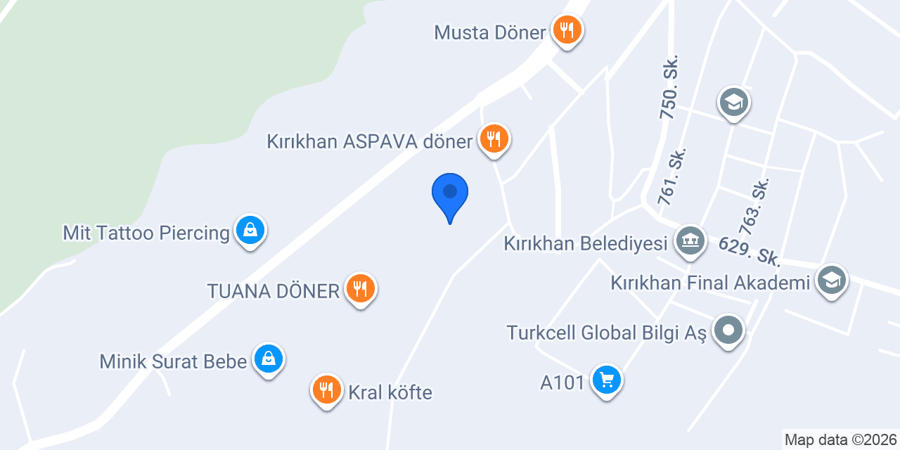 Kırıkhan Optik - 2 ENVER ŞİMŞEK konumu