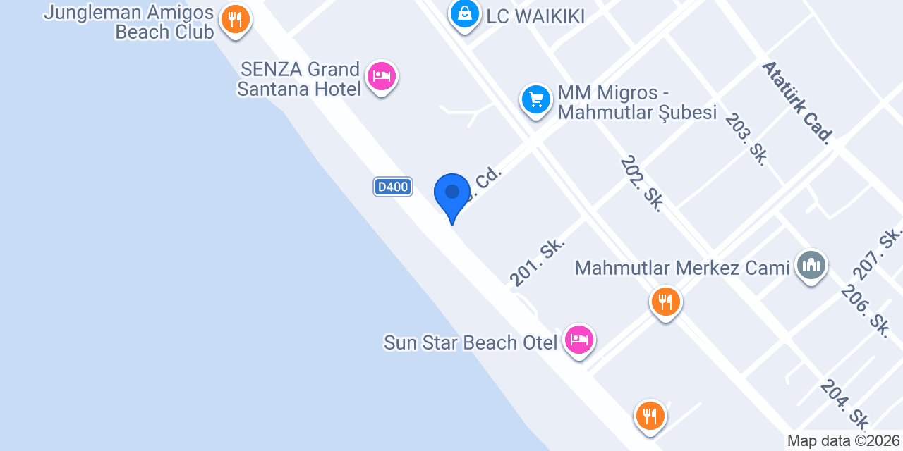 sevil rent a car konumu