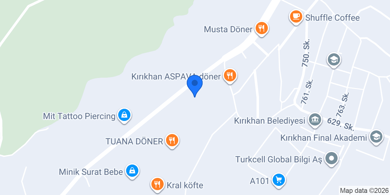 TELESERVİS ÇEKİNMEZ konumu