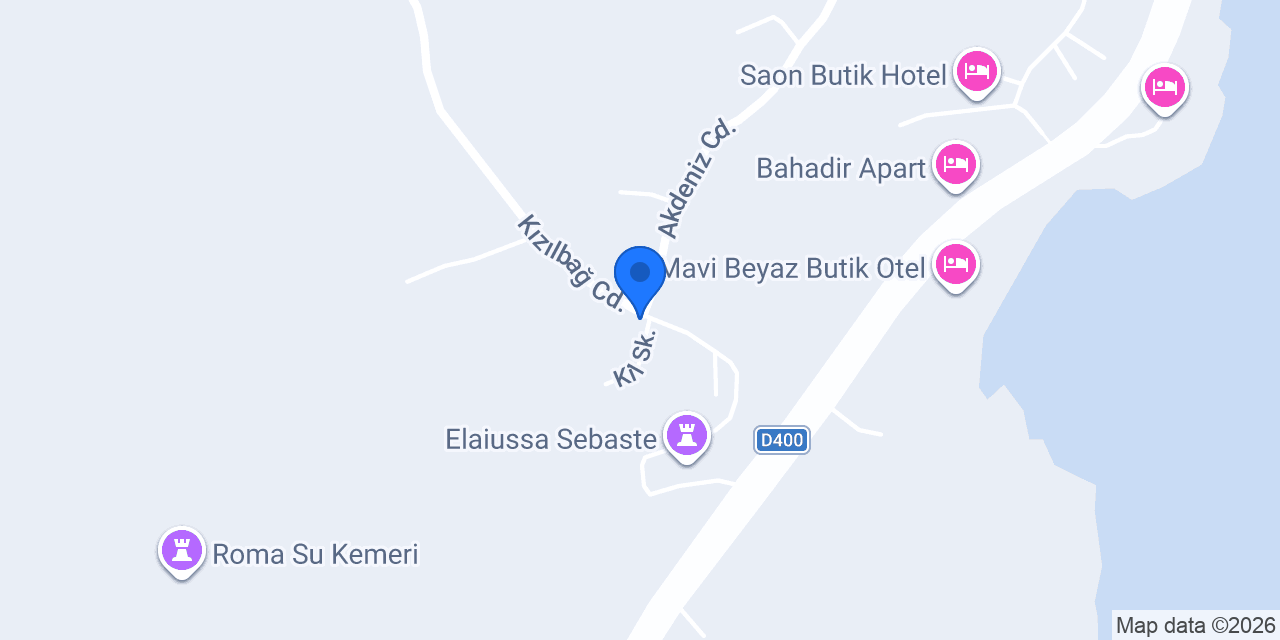 Gürgah pansiyon konumu